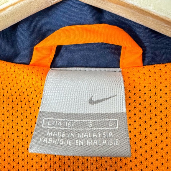 VTG Nike Athletics Windbreaker Jacket Womens Large Full Zip Polyester‎ Colorful - Picture 3 of 14